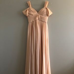 Lulu's Bridal Blush Pink Maxi Dress